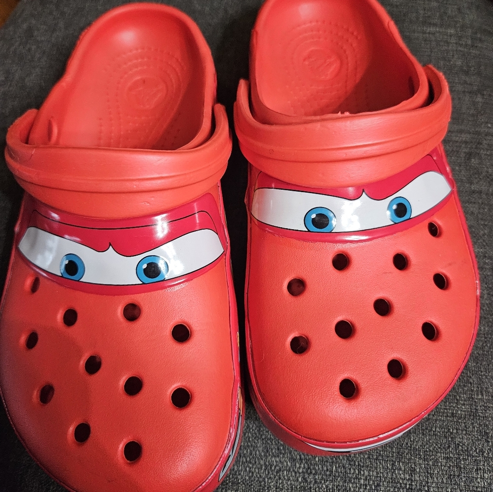 Lightening McQueen crocs